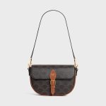 FOLCO SHOULDER BAG IN Triomphe Canvas and Calfskin - Image 4